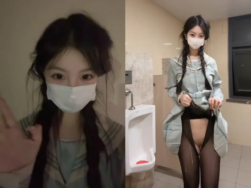 Người tình sinh viên cấp 3 live thẩm du trong nhà vệ sinh nam p2